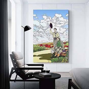 Amazon.co.jp: わたせ せいぞうの絵画恋人たちの物語ポスター